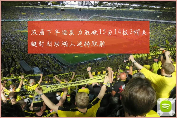 浓眉下半场发力狂砍15分14板3帽关键时刻助湖人逆转取胜